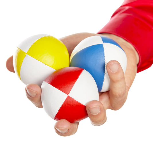 Jonglierbälle 3er Set bunt mit Jonglieranleitung